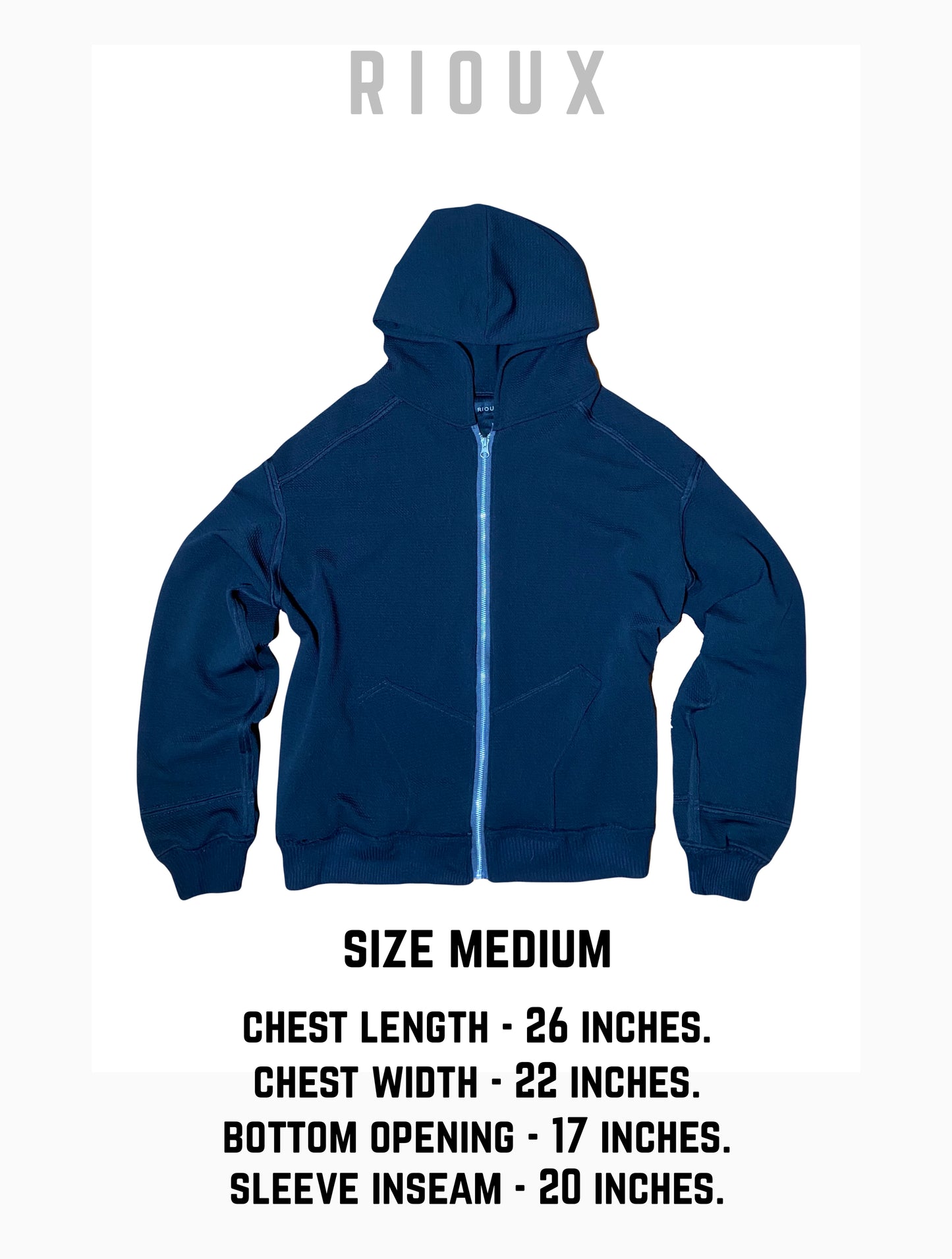 Black Zip Up Hoodie
