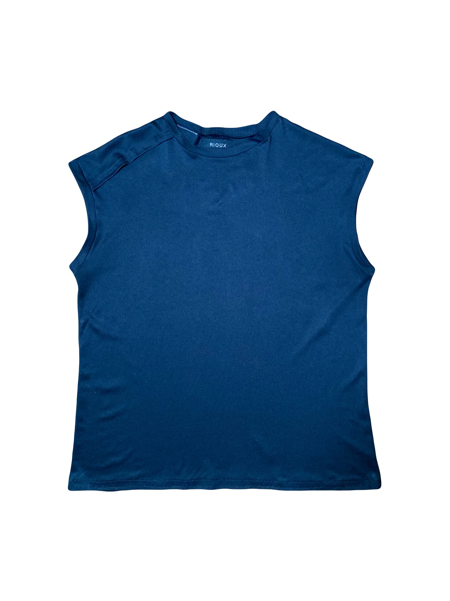 Black Flap Tank Tops