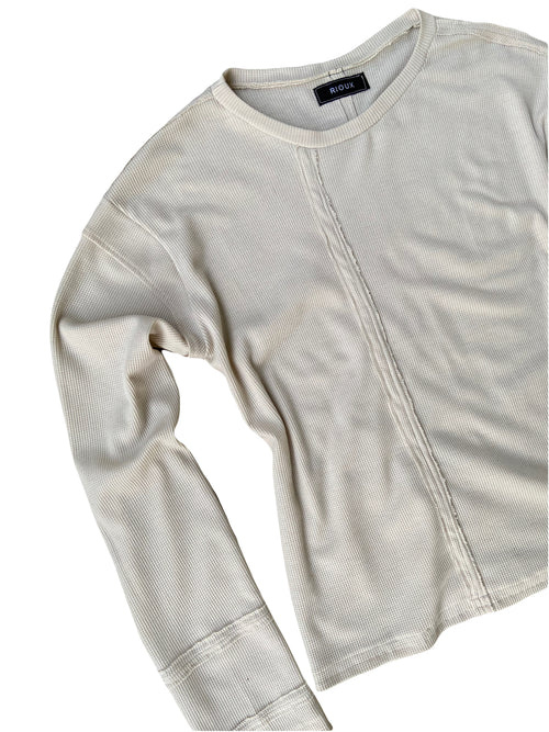 Waffle Knit Long Sleeve