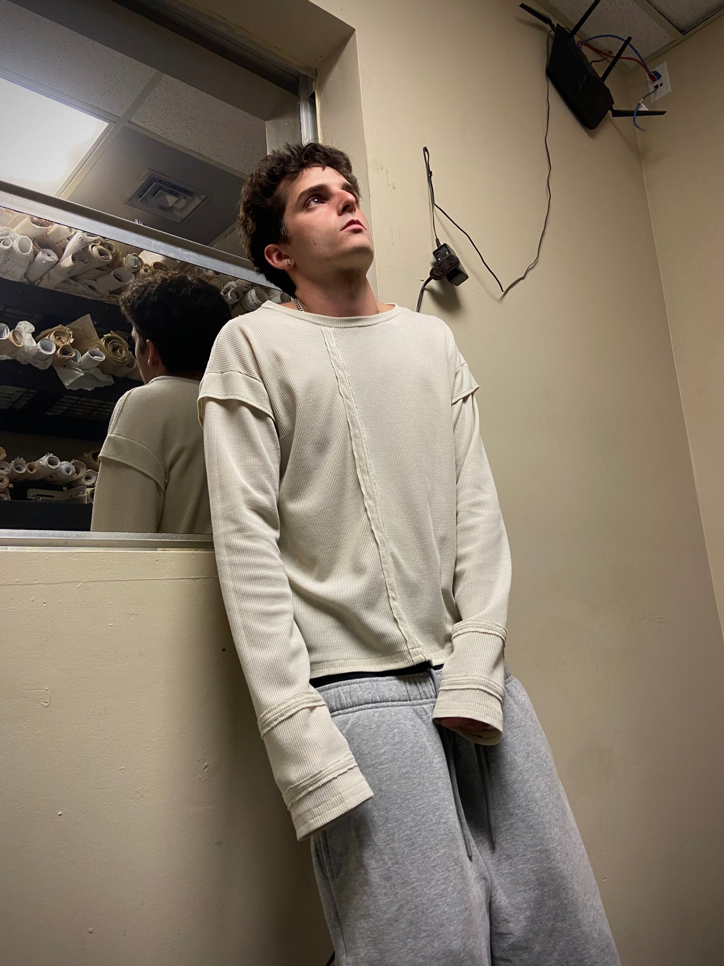 Waffle Knit Long Sleeves