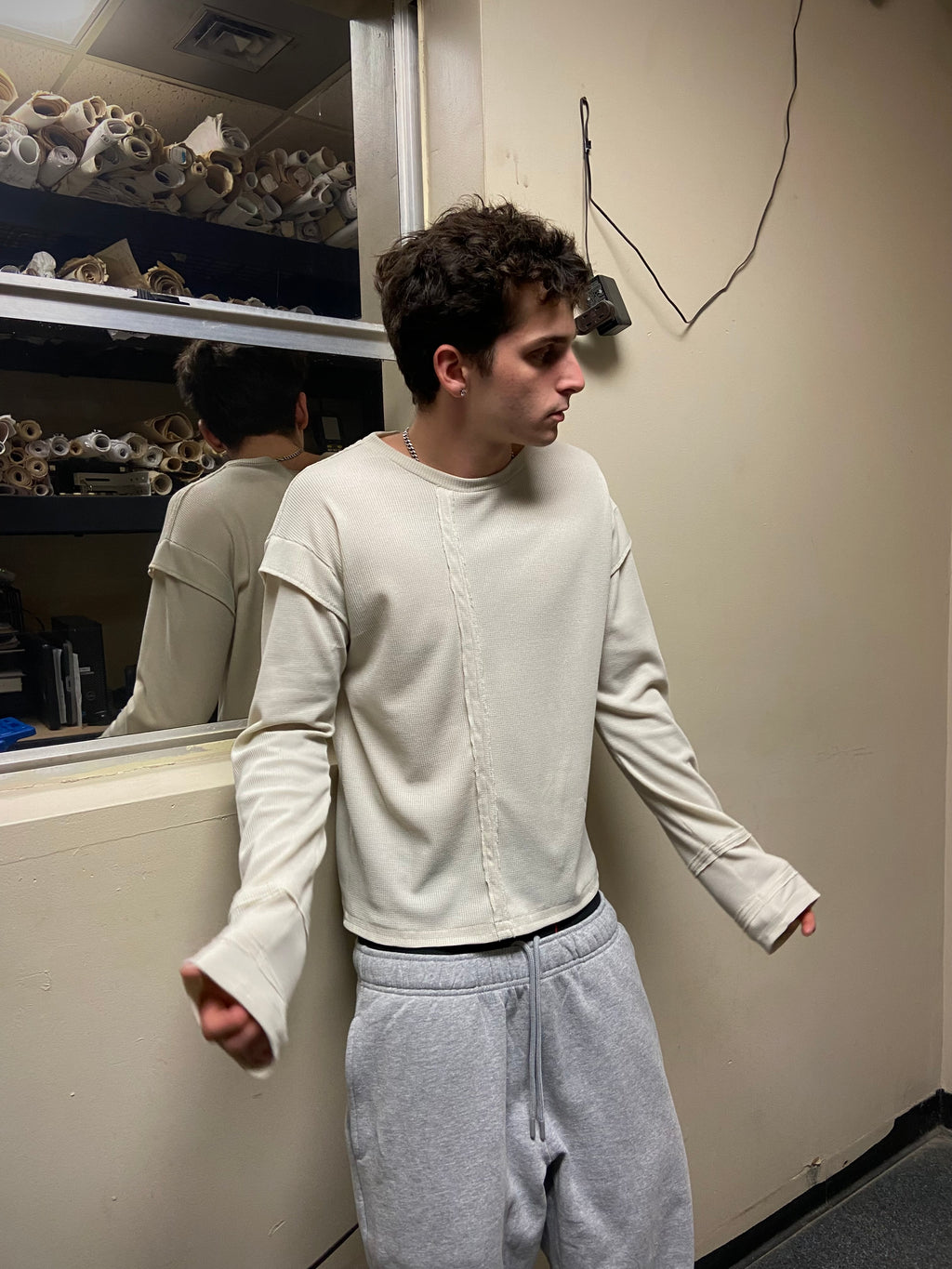 Waffle Knit Long Sleeve